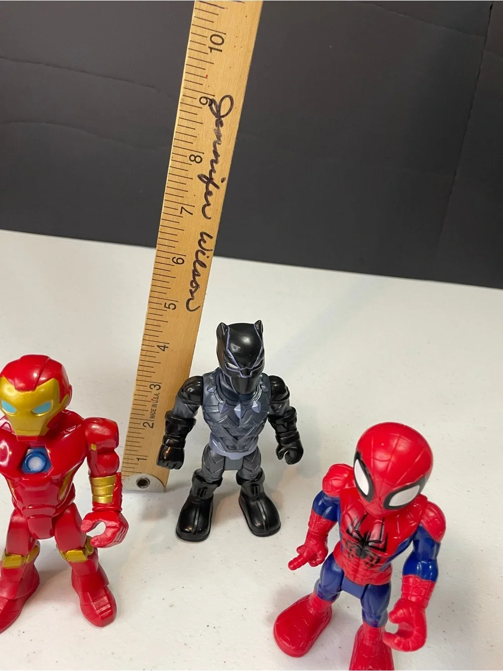 Red & Black Superhero Action Figure Set - Kids Toys